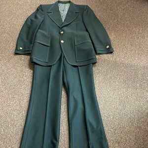 1970’s Dark Green Suit